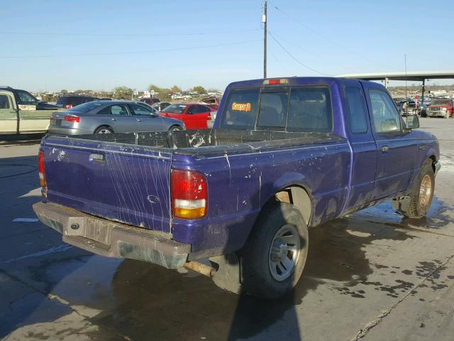 1FTCR14U7TPB60894 - 1996 FORD RANGER SUP PURPLE photo 4