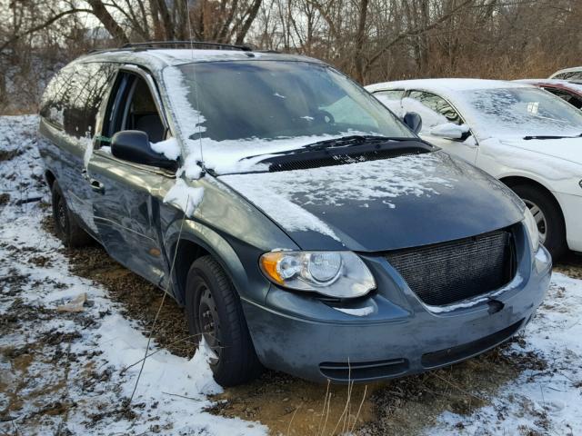 2A4GP44R57R340927 - 2007 CHRYSLER TOWN & COU BLUE photo 1