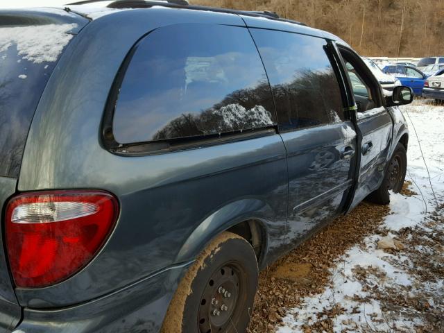 2A4GP44R57R340927 - 2007 CHRYSLER TOWN & COU BLUE photo 4