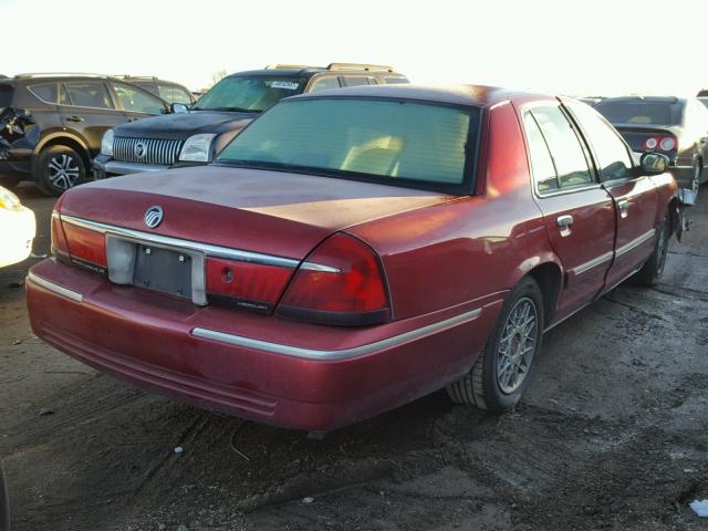 2MEFM74W7XX720508 - 1999 MERCURY GRAND MARQ RED photo 4