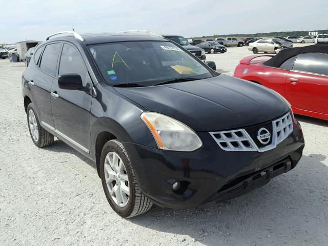 JN8AS5MT8BW161426 - 2011 NISSAN ROGUE S BLACK photo 1