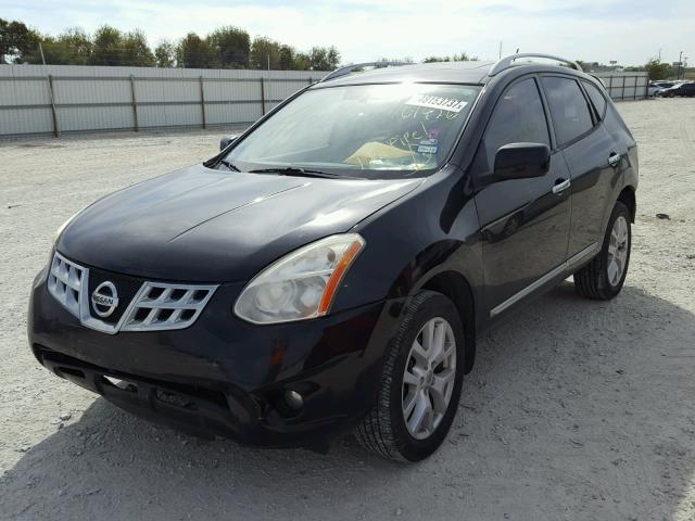 JN8AS5MT8BW161426 - 2011 NISSAN ROGUE S BLACK photo 2