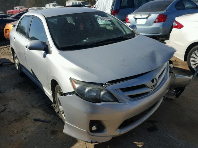 5YFBU4EE3DP075716 - 2013 TOYOTA COROLLA BA SILVER photo 1