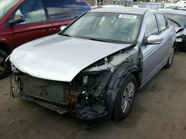 1HGCP2F36AA025603 - 2010 HONDA ACCORD LX SILVER photo 2