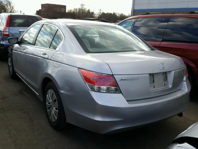 1HGCP2F36AA025603 - 2010 HONDA ACCORD LX SILVER photo 3