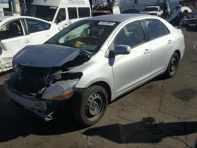 JTDBT903091325401 - 2009 TOYOTA YARIS SILVER photo 2