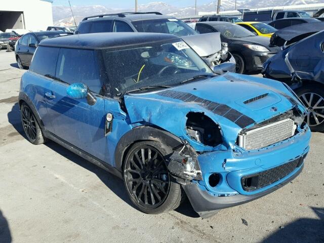 WMWSV3C54DT476322 - 2013 MINI COOPER S BLUE photo 1