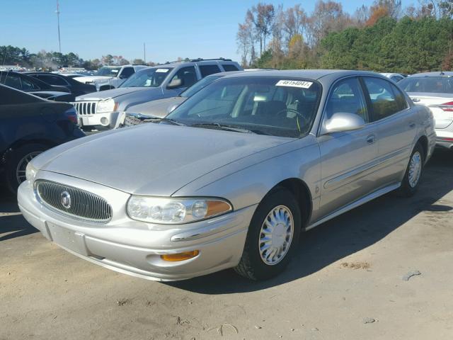 1G4HP54K244173570 - 2004 BUICK LESABRE CU SILVER photo 2