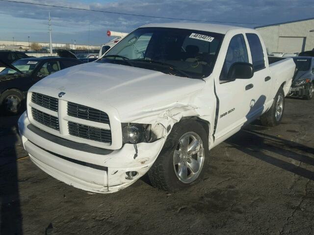 1D7HU18D85S359828 - 2005 DODGE RAM 1500 S WHITE photo 2