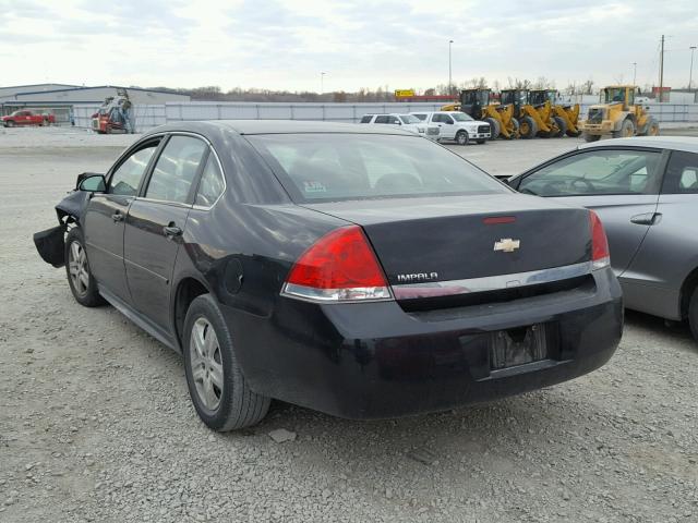 2G1WA5EN6A1159466 - 2010 CHEVROLET IMPALA LS BLACK photo 3