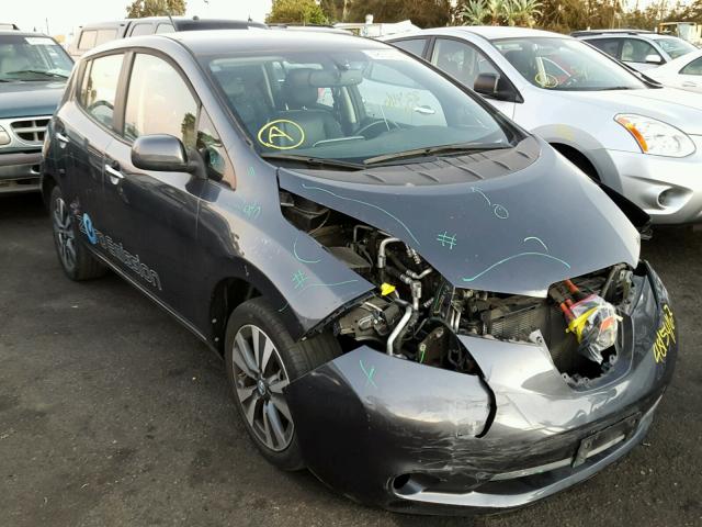 1N4AZ0CP0DC403098 - 2013 NISSAN LEAF S GRAY photo 1