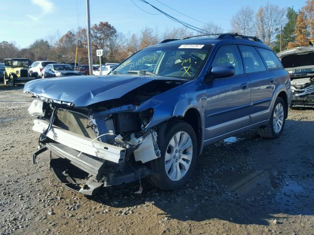 4S4BP62C987322603 - 2008 SUBARU OUTBACK 2. BLUE photo 2