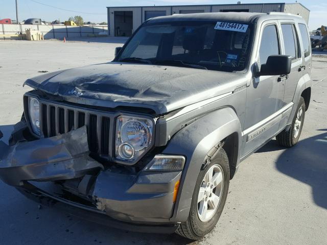 1C4PJLAK0CW135607 - 2012 JEEP LIBERTY SP GRAY photo 2