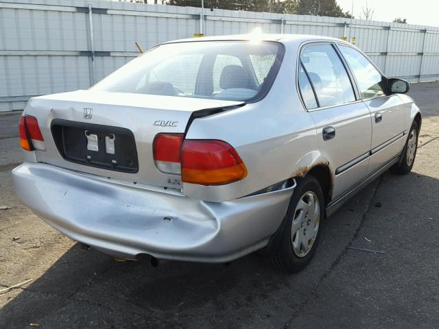 2HGEJ667XTH549801 - 1996 HONDA CIVIC LX SILVER photo 4