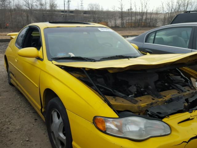 2G1WX15K239150006 - 2003 CHEVROLET MONTE CARL YELLOW photo 1