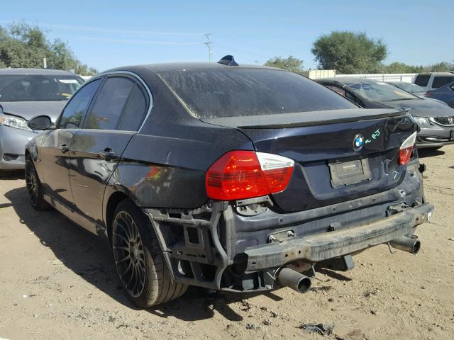 WBAVD53577A008550 - 2007 BMW 335 XI BLUE photo 3