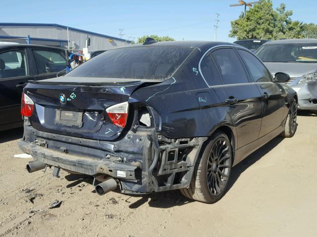 WBAVD53577A008550 - 2007 BMW 335 XI BLUE photo 4