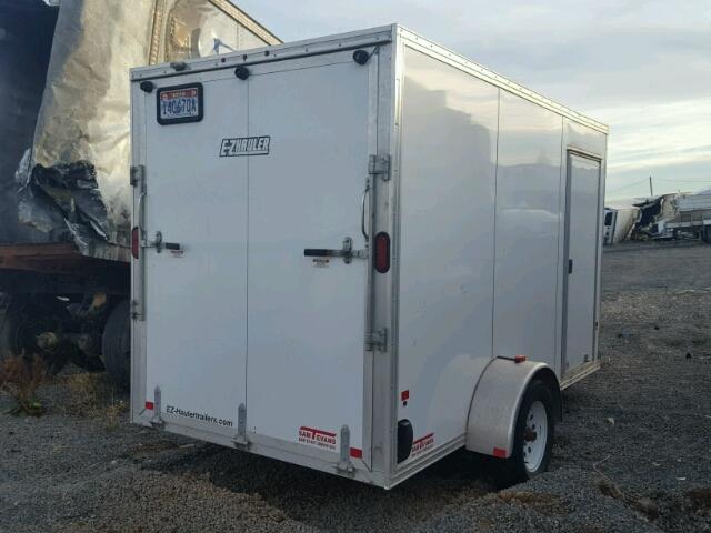 5WFBE1212DB000283 - 2013 UTILITY TRAILER WHITE photo 4