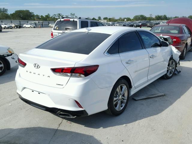 5NPE34AFXJH634914 - 2018 HYUNDAI SONATA SPO WHITE photo 4