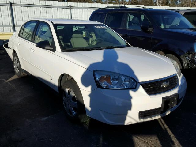 1G1ZS58F98F117455 - 2008 CHEVROLET MALIBU LS WHITE photo 1