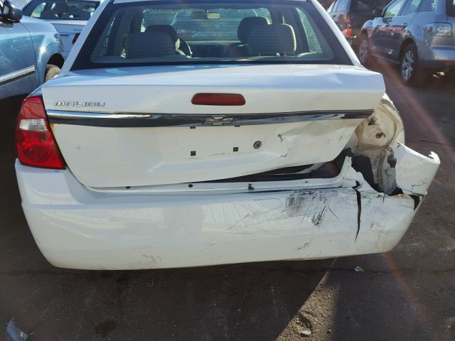 1G1ZS58F98F117455 - 2008 CHEVROLET MALIBU LS WHITE photo 9