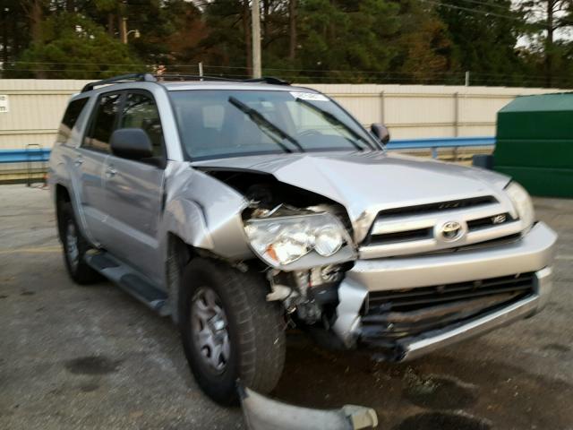 JTEBT14R730022284 - 2003 TOYOTA 4RUNNER SR SILVER photo 1