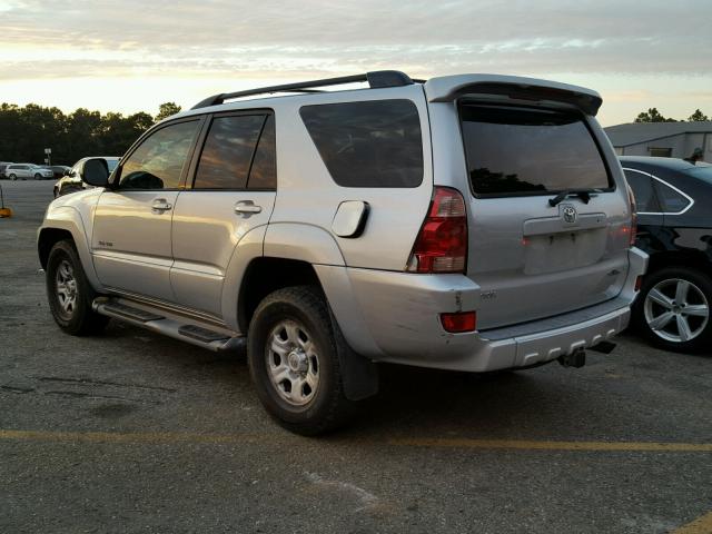 JTEBT14R730022284 - 2003 TOYOTA 4RUNNER SR SILVER photo 3