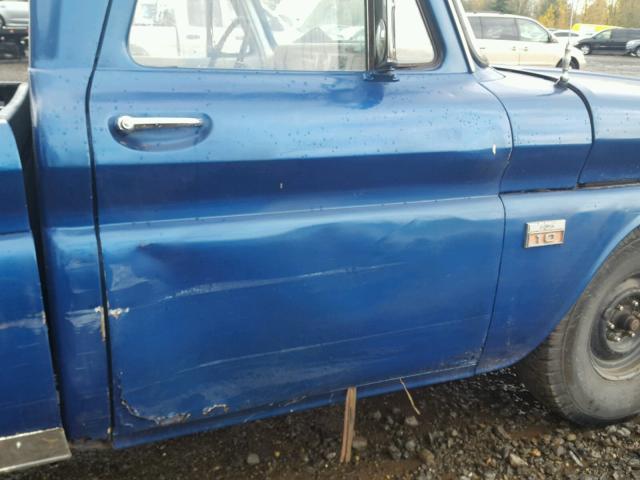 C1546Z120189 - 1966 CHEVROLET C-10 BLUE photo 10