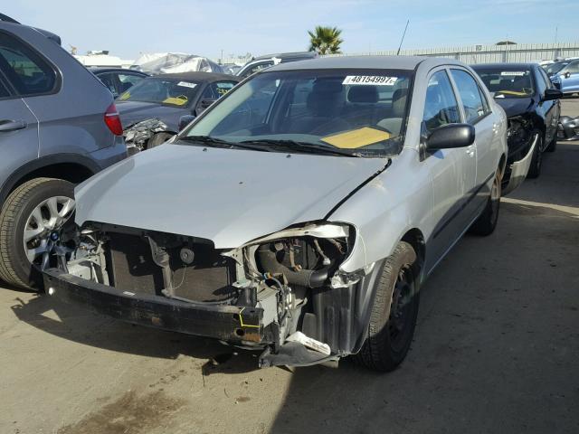 1NXBR38E94Z260150 - 2004 TOYOTA COROLLA CE SILVER photo 2