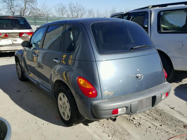 3C4FY48B92T388531 - 2002 CHRYSLER PT CRUISER BLUE photo 3