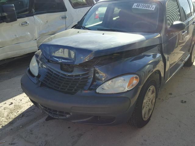 3C4FY48B92T388531 - 2002 CHRYSLER PT CRUISER BLUE photo 9