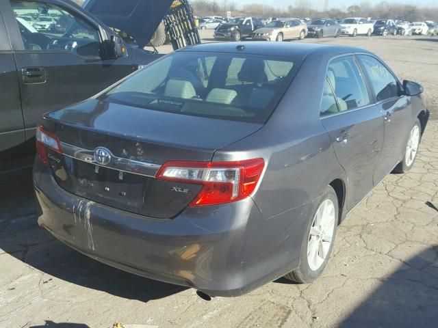 4T1BF1FK9EU798032 - 2014 TOYOTA CAMRY L GRAY photo 4