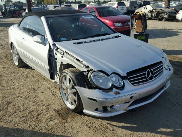 WDBTK76GX5T051921 - 2005 MERCEDES-BENZ CLK55 AMG SILVER photo 1