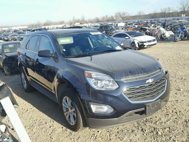 2GNFLFEKXH6298470 - 2017 CHEVROLET EQUINOX LT BLUE photo 1