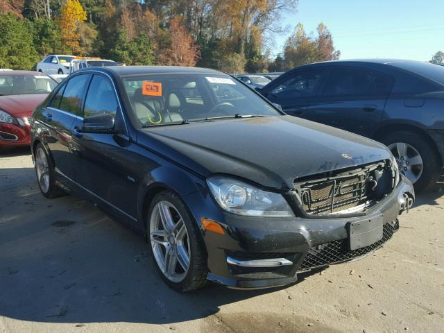 WDDGF4HB0CR215913 - 2012 MERCEDES-BENZ C 250 BLUE photo 1