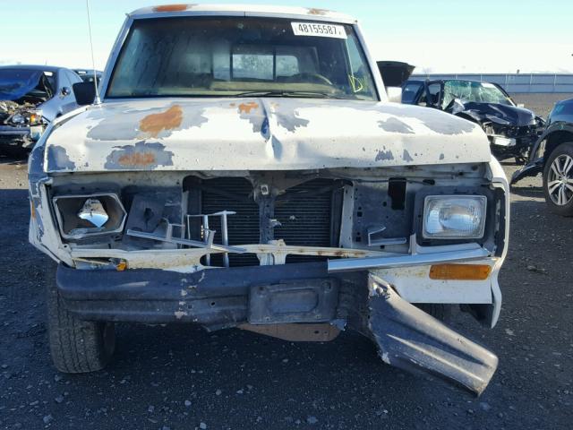 1FTCR14A7GPB39250 - 1986 FORD RANGER SUP WHITE photo 9