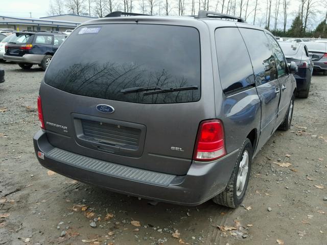 2FMZA52216BA42857 - 2006 FORD FREESTAR S GRAY photo 4