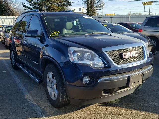 1GKER33728J187824 - 2008 GMC ACADIA SLT BLUE photo 1