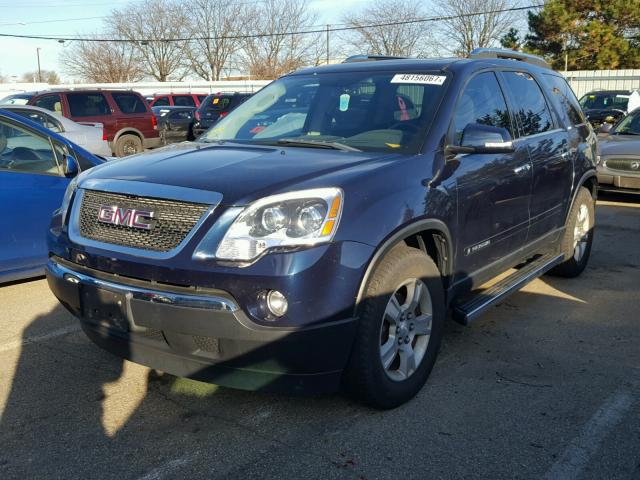 1GKER33728J187824 - 2008 GMC ACADIA SLT ლურჯი ფოტო 2