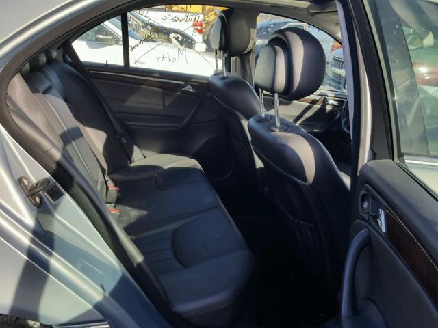 WDBRF92H07F884105 - 2007 MERCEDES-BENZ C 280 4MAT GRAY photo 6