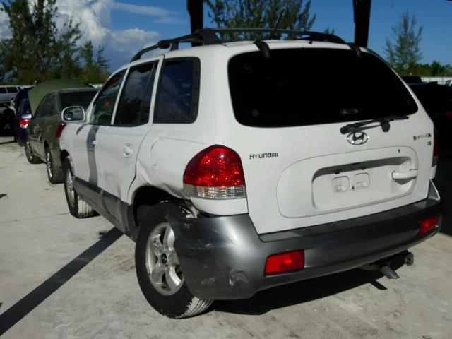 KM8SC13D46U087094 - 2006 HYUNDAI SANTA FE G WHITE photo 3