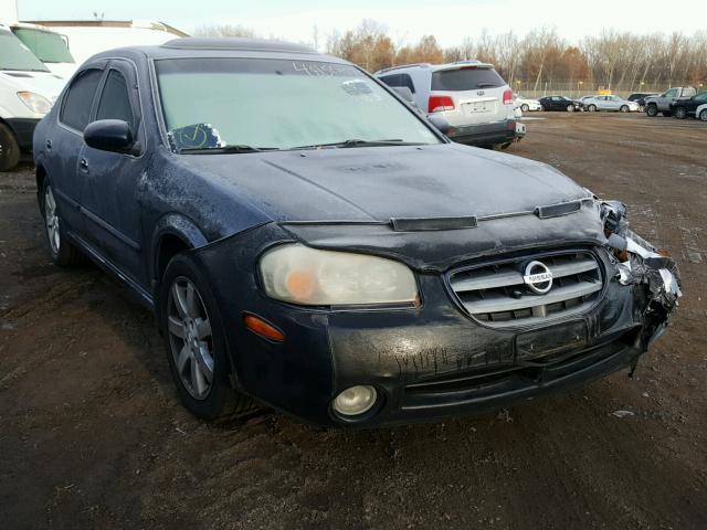 JN1DA31A23T433669 - 2003 NISSAN MAXIMA GLE BLUE photo 1