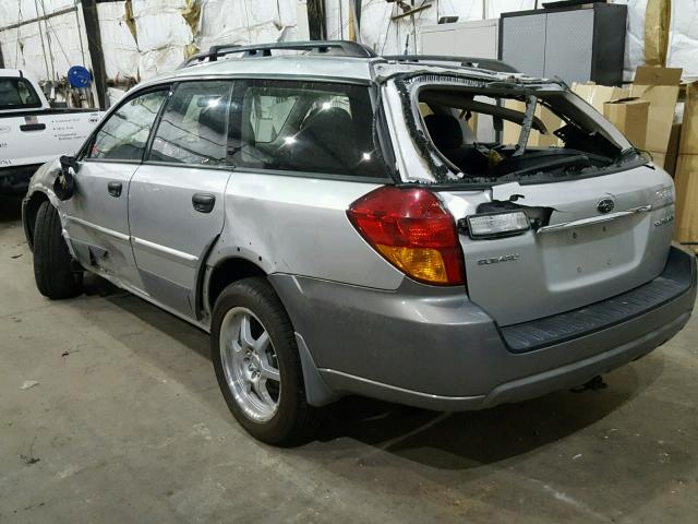 4S4BP61C576321471 - 2007 SUBARU LEGACY OUT SILVER photo 3