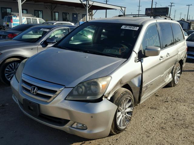 5FNRL38895B030083 - 2005 HONDA ODYSSEY TO SILVER photo 2