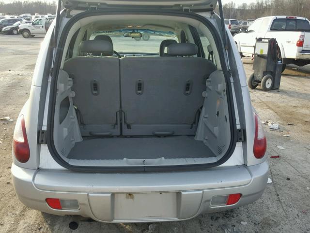 3A4FY58B06T350305 - 2006 CHRYSLER PT CRUISER SILVER photo 9