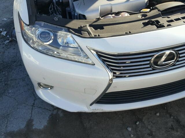 JTHBK1GG6E2128667 - 2014 LEXUS ES 350 WHITE photo 9