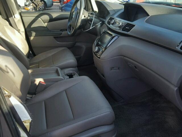 5FNRL5H69EB128749 - 2014 HONDA ODYSSEY EX GRAY photo 5