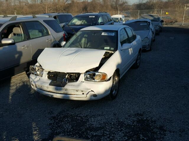 3N1CB51D55L578386 - 2005 NISSAN SENTRA 1.8 WHITE photo 2