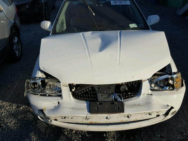 3N1CB51D55L578386 - 2005 NISSAN SENTRA 1.8 WHITE photo 7