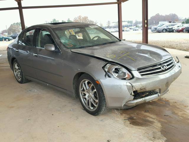 JNKCV51E35M218681 - 2005 INFINITI G35 GRAY photo 1